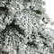 7ft. Pre-Lit Flocked Austria Fir Artificial Christmas Tree, White LED Lights
